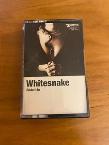 Whitesnake - Slide It In Cassette Tape 1984 Geffen Records Heavy Metal Hair Vtg - Picture 1 of 7