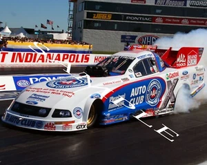 ROBERT HIGHT 2007 AUTO CLUB FUNNY CAR BURNOUT 8X10 GLOSSY PHOTO #5T - Picture 1 of 1