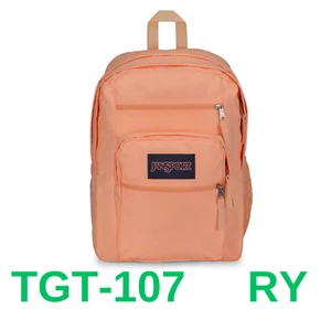 JanSport Big Student 17.5" Backpack, Peach Neon - Picture 1 of 4