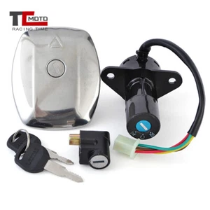 For Suzuki Ignition Switch Lock & Fuel Gas Cap Key Set GS125 4-wire 1982-2000 - Bild 1 von 11