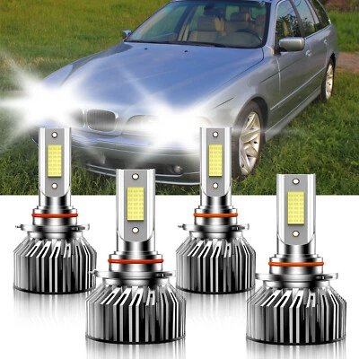 Para BMW 525iT 1993-1993 LED Faro Bombilla Alto Bajo Combo 6000K Blanco Foto 1 de 4