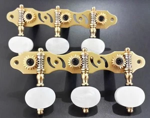 Golden color surface Classical Guitar Machine Head turning peg Tuner , 306GX-P2W - Picture 1 of 3