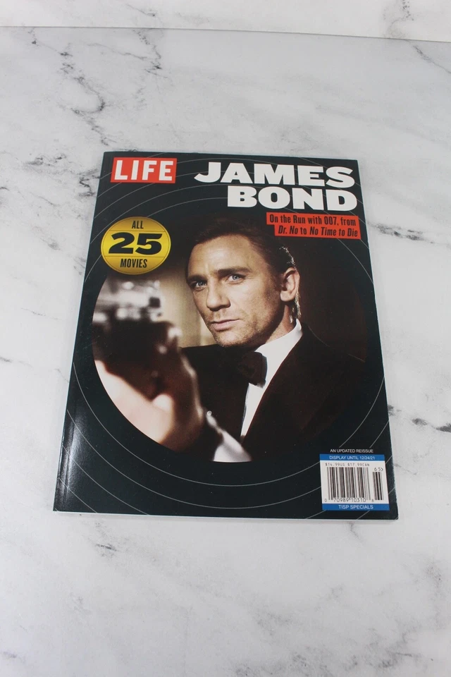 JAMES BOND 007 MOVIES SEAN CONNERY COVER ALL 25 MOVIES 2021 LIFE MAGAZINE