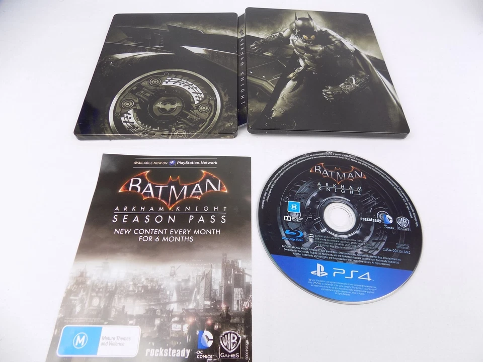 Estuche de libro de acero para disco Playstation 4 Ps4 Batman Arkham Knight como nuevo Foto 1 de 1