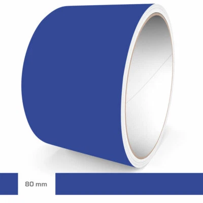 Motoking Zierstreifen 80mm Blau Matt RAL 5015 Auto Boot Motorrad Wohnmobil WoWa - Bild 1 von 4