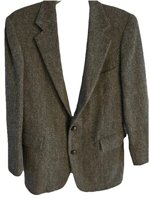 Blazer Abrigo Deportivo Polo by Ralph Lauren Carbón Espiga Tweed 43Reg Foto 1 de 4