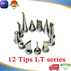 12PCs Soldering Station Iron Tips LT FOR Weller WSD130 WSD150 WSD80 WSP80 Solder - Picture 1 of 3