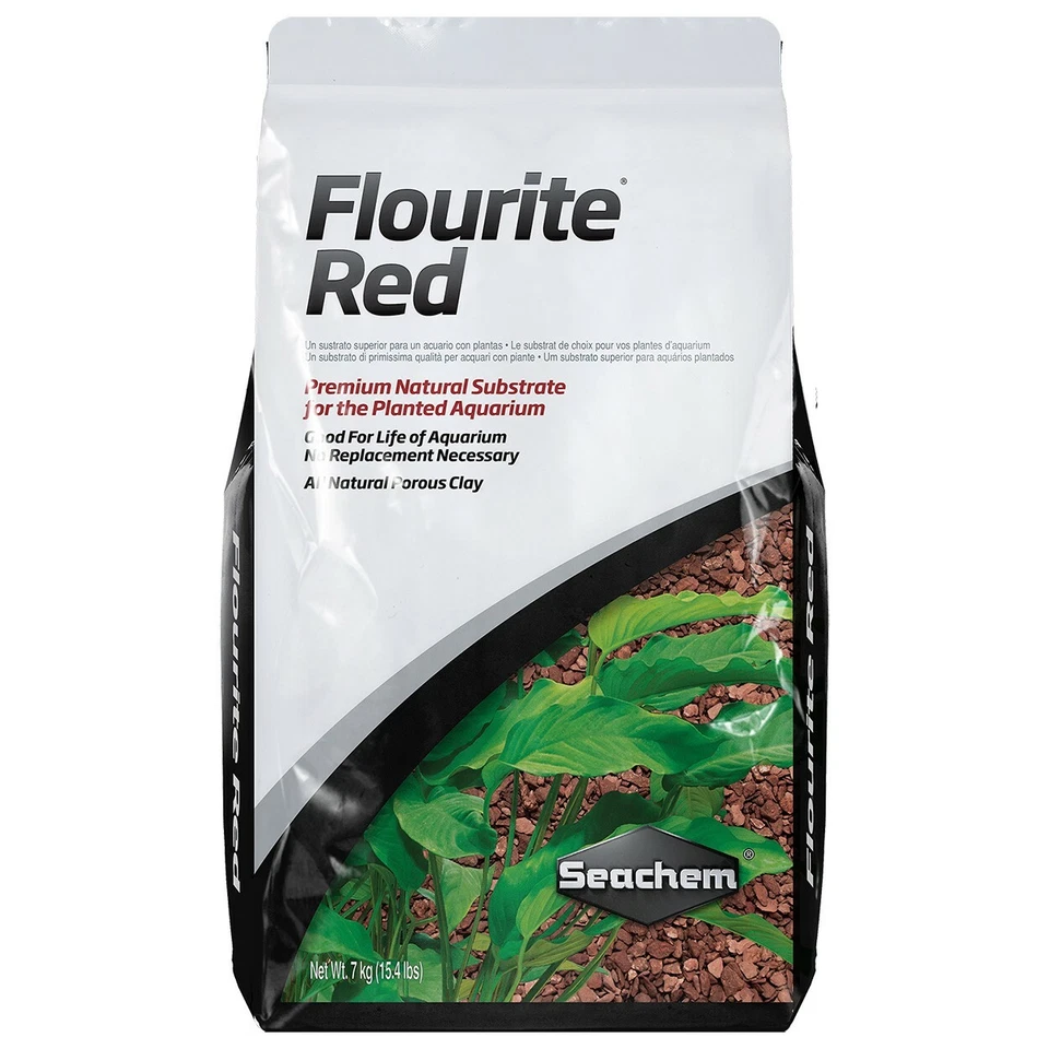 Cascalho plantado vermelho para aquário Seachem Flourite 3,5 kg/7,7 lb - Imagem 1 de 1