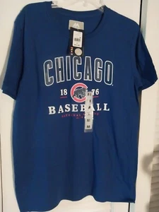 Chicago Cubs MLB Majestic blau Grafik Baseball T-Shirt Gr. Medium (neu mit Etikett) - Bild 1 von 8