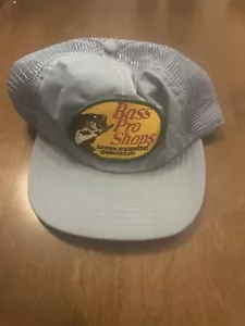 Vintage Bass Pro Shop Blue Snapback Trucker Hat - Picture 1 of 7