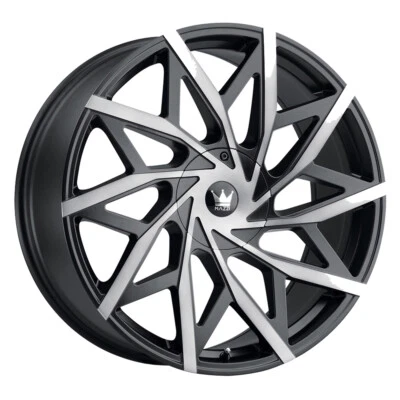 MAZZI 372 Big Easy 22X9.5 5X127/5X139.7 ET18 Matte Black w/Dark Tint (Qty of 4) - Imagem 1 de 2