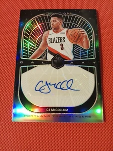 Tarjeta automática autografiada CJ MCCOLLUM PANINI OBSIDIANA 2019-20 #9 BLAZERS PELICAN/49 - Imagen 1 de 2