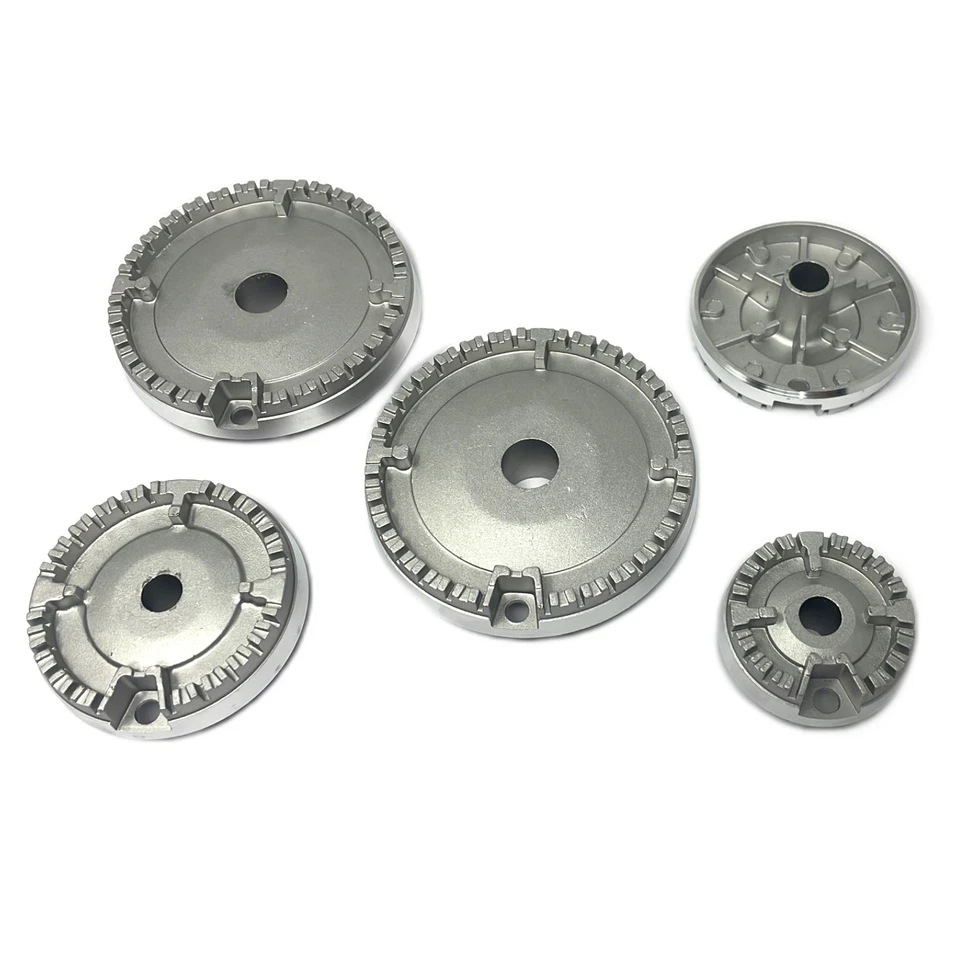 kit 5 bruciatori fornelli cucina Hotpoint Ariston Indesit 5 fuochi - Immagine 1 di 1