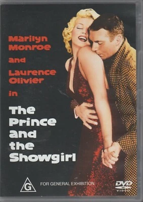 1 X DVD  MOVIE ZONE 4 PAL AUST MARILYN MONROE IN THE PRINCE AND THE SHOWGIRL - image 1 of 3