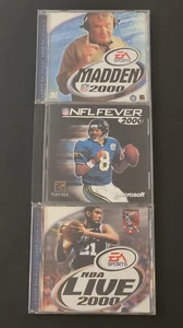 VINTAGE-EASPORTS/MICROSOFT LOT FOR PC-NFL FEVER 2000, MADDEN 2000, NBA LIVE 2000 - Picture 1 of 16