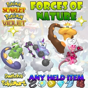 ✨ GLÄNZENDE PACKUNG TORNADOS THUNDURUS LANDORUS ENAMORUS ARCEUS/SCHARLACHROT/VIOLETT 🚀 - Bild 1 von 1