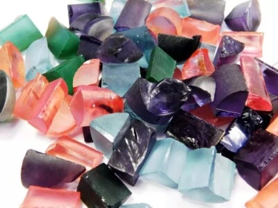Best Rough Natural Tourmaline & Sapphire Bi-Color Mix Rough Loose Gemstone Lot - Image 1 of 4
