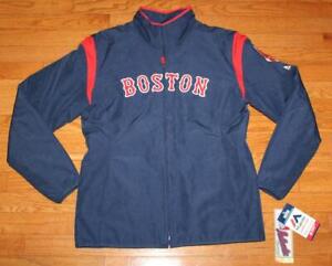 Womens Majestic BOSTON RED SOX Full Zip Jacket W/ Therma Base MLB Authentic *E4