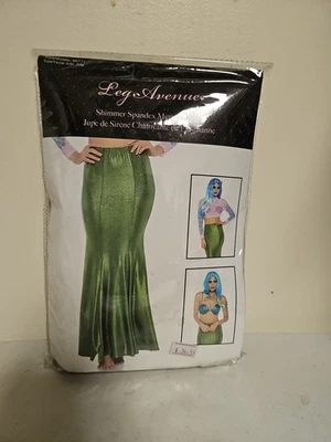 Leg Avenue Shimmer Spandex Mermaid Skirt Adult Costume Skirt S/M           0704 - Image 1 of 2