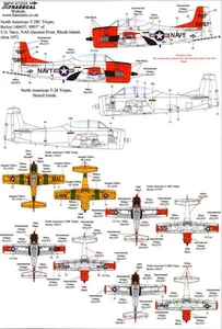 Xtra Decals 1/72 NORTH AMERICAN T-28B T-28C TROJAN Advanced Trainer - Picture 1 of 5