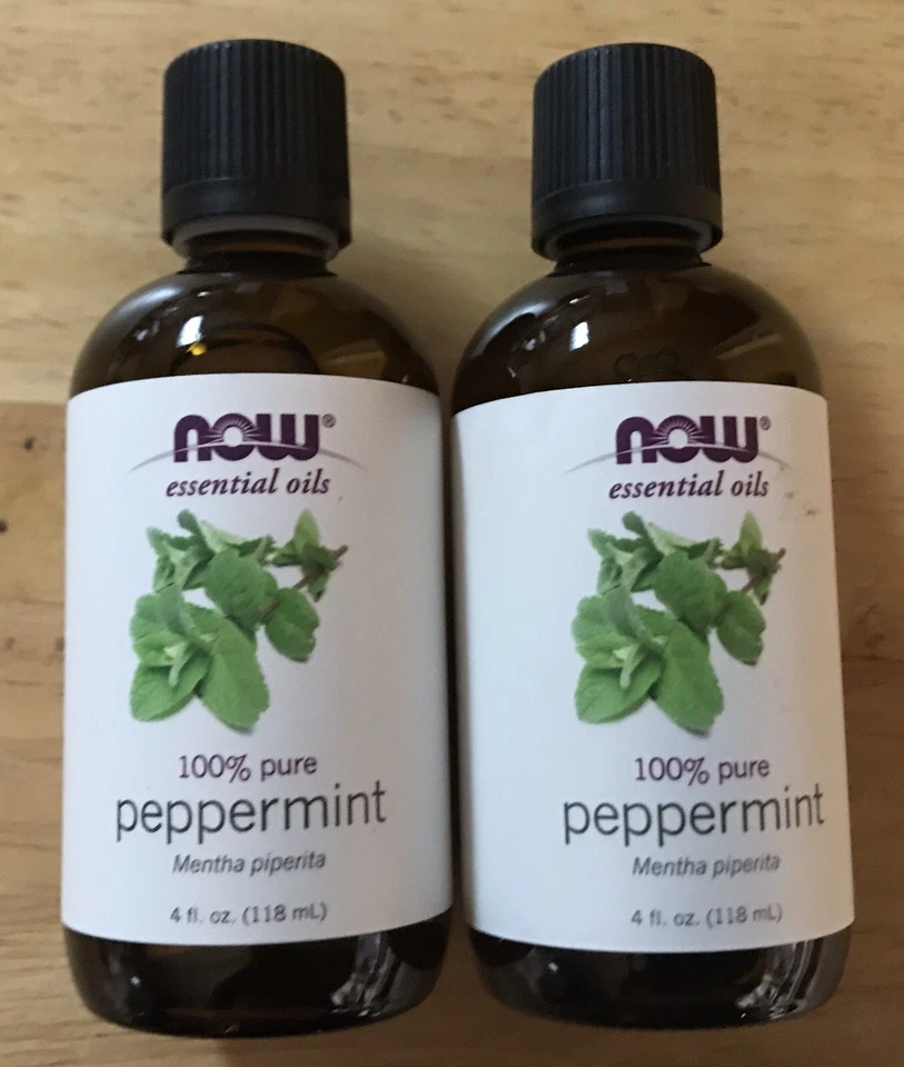 Aceite de menta (100 % puro), 4 oz - ¡Paquete de 2! - Aceites esenciales NOW Foods Foto 1 de 1