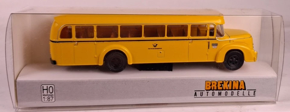 MAN MKN Rundhauber Deutsche Bundespost Obiettivo: Kraftsonderpost 1:87 Brekina - Immagine 1 di 1