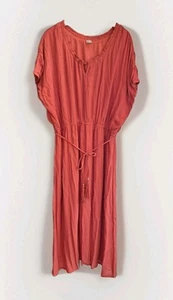 Damen Kleid, Rost - Terrakotta, GR.48, Länge Ca. 134 cm - Bild 1 von 7