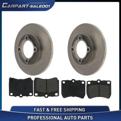 Juego de pastillas de freno de disco delanteras rotor de freno de disco para Ford Festiva 1988-1993 Foto 1 de 4
