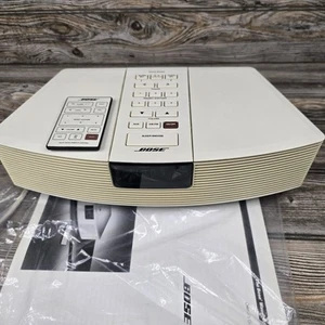 Bose Wave Radio AM/FM Alarm Clock Model AWR1-1W With Remote & Manual - Picture 1 of 15
