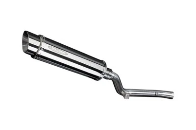 Escape Delkevic Deslizable con Silenciador Redondo de Acero Inoxidable de 14" para DRZ400 Foto 1 de 4