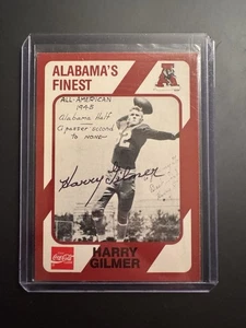 Alabama's Finest Harry Gilmer Autogramm 1989 - Bild 1 von 2