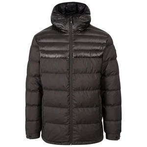Trespass Mens Down Jacket Hood Padded Outdoor Casual Winter Coat Tacker - Picture 1 of 6