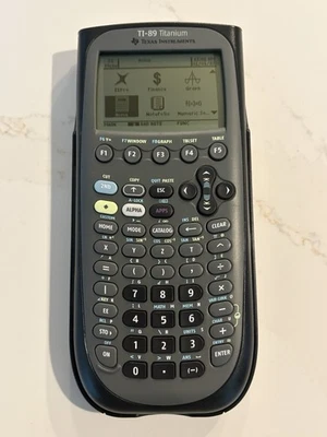 Texas Instruments TI-89 Titanium Graphing Calculator With Cover - Image 1 of 2