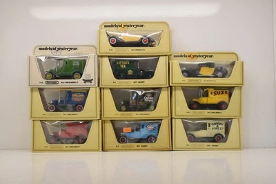 LOT N°1 8 PUBLICITAIRES MODELS OF YESTERYEAR MATCHBOX 1/43 EN BOITE CRÈME - Photo 1/4