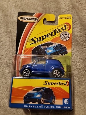 Matchbox Superfast 35 Years #45 Chrysler Panel Cruiser Blue 2004 - Image 1 of 3