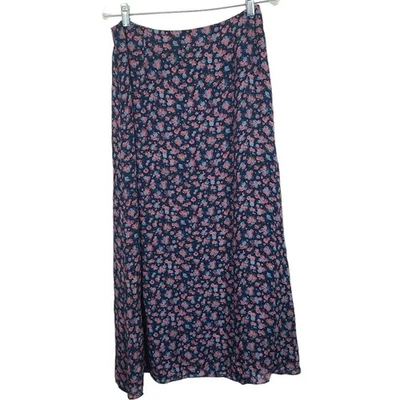 Falda Josephine Chaus 10 Seda Maxi Púrpura Cachicha Núcleo Romántico  Foto 1 de 4