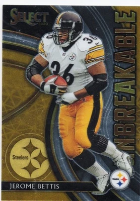 Jerome Bettis 2020 Panini Select Unbreakable #U12 STEELERS - Image 1 of 2