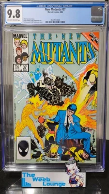 New Mutants #37 CGC 9.8 Off White to White Pages Marvel Comics 1986 - Image 1 of 2