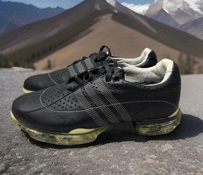 Zapatos de golf Adidas adiPURE Nuovo para hombre negros/blancos talla 8 - usados dos veces Foto 1 de 4