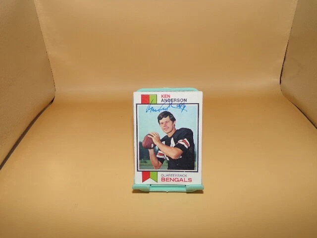 KENNY ANDERSON SIGNED 73 TOPPS ROOKIE FOOTBALL CARD BENGALS - Image 1 of 1