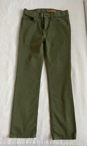 NWOT Crewcuts kids boy's size 10 solid green stretch adjustable waist pants - Picture 1 of 3