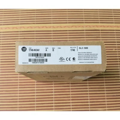 New Sealed Allen-Bradley 1746-NO4V SLC 500 PLC Analog Output Module 1746-NO4V - Image 1 of 3