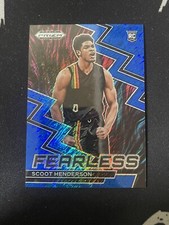 2023-24 Scoot Henderson Prizm Draft Picks FOTL Blue Shimmer Rookie /19 Rare SSP