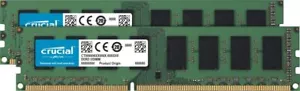 Crucial 16GB(2 x 8GB) 2Rx8 DDR3L 1600 MHz PC3L-12800 RAM 240-Pin Desktop Memory - Picture 1 of 10