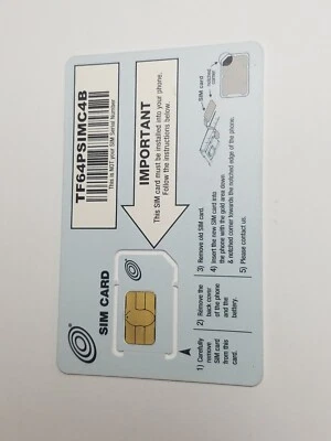 Rare Net10 Tracfone Wireless Prepaid Sim Card Phone Chip - Image 1 of 2