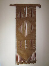 original Lorraine Breen macrame 72" wall-hanging