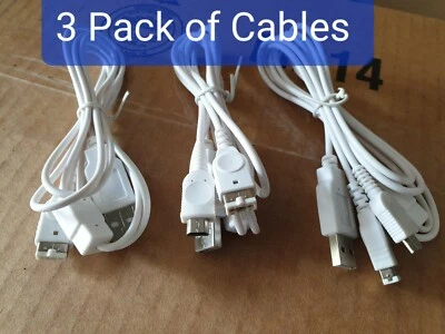 3X de Cable de Carga USB PARA Nintendo DS Lite y Nintendo DC NDS Gameboy Advance  Foto 1 de 4