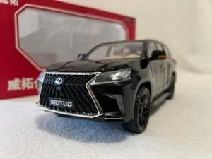 Large 1:18 Lexus LX570 Off-Road SUV Diecast Car Model Sound & Light Kids Gift - Picture 1 of 47