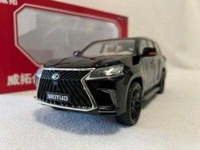 Large 1:18 Lexus LX570 Off-Road SUV Diecast Car Model Sound & Light Kids Gift - Image 1 of 4
