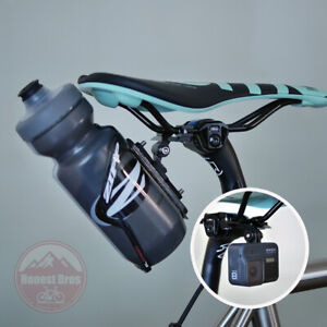 Saddle Mount Water Bottle Cage Rear Saddle Bottle Holder Bicycle Bike Triathlon
